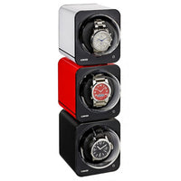 Boxy Brick Single Stackable Watch Winder - Red