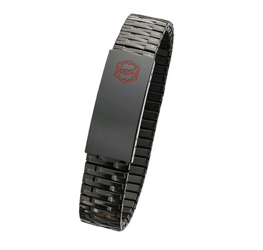 Stainless Steel Expansion Medical Id Wrist Band - 7.5
