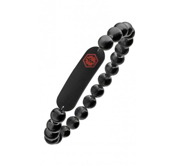 Magnetic Bead Stretchable Medical Id Bracelet